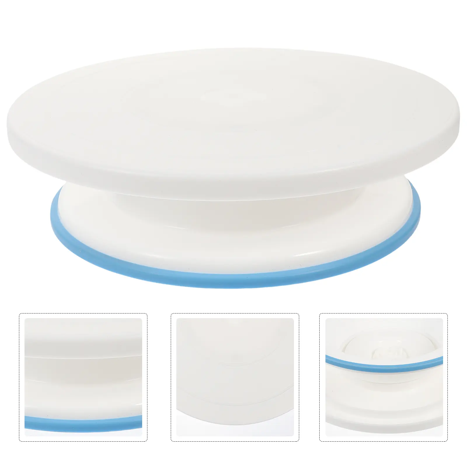 Non-Skid Cake Turntable 360 Rotating Revolving Stand High-Grade Plastic For Decorating Baking Tools Accessories