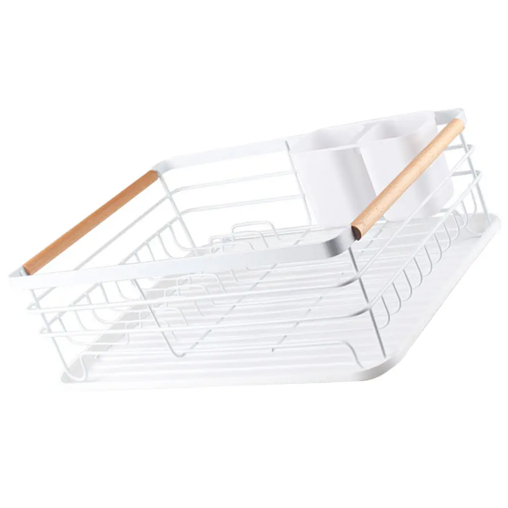 1pc Iron Dish Rustproof Kitchen Storage Organizer Drain Rack For Bowls Chopsticks Spoons Tableware Holder Rack