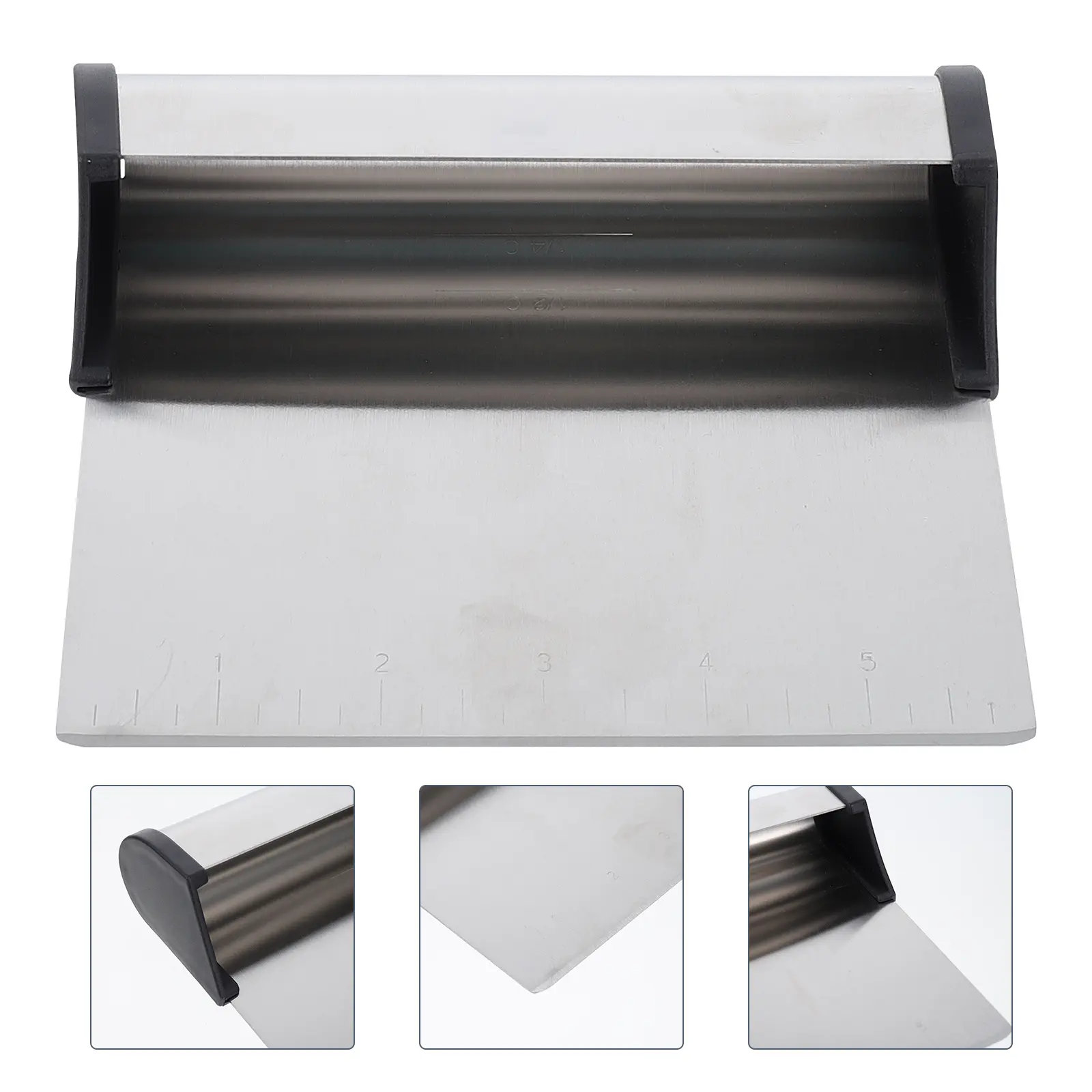 Dough Cutter Flour Noodle Tools Stainless Steel Gadgets Scraper Thick Smooth Surface Easy Operation