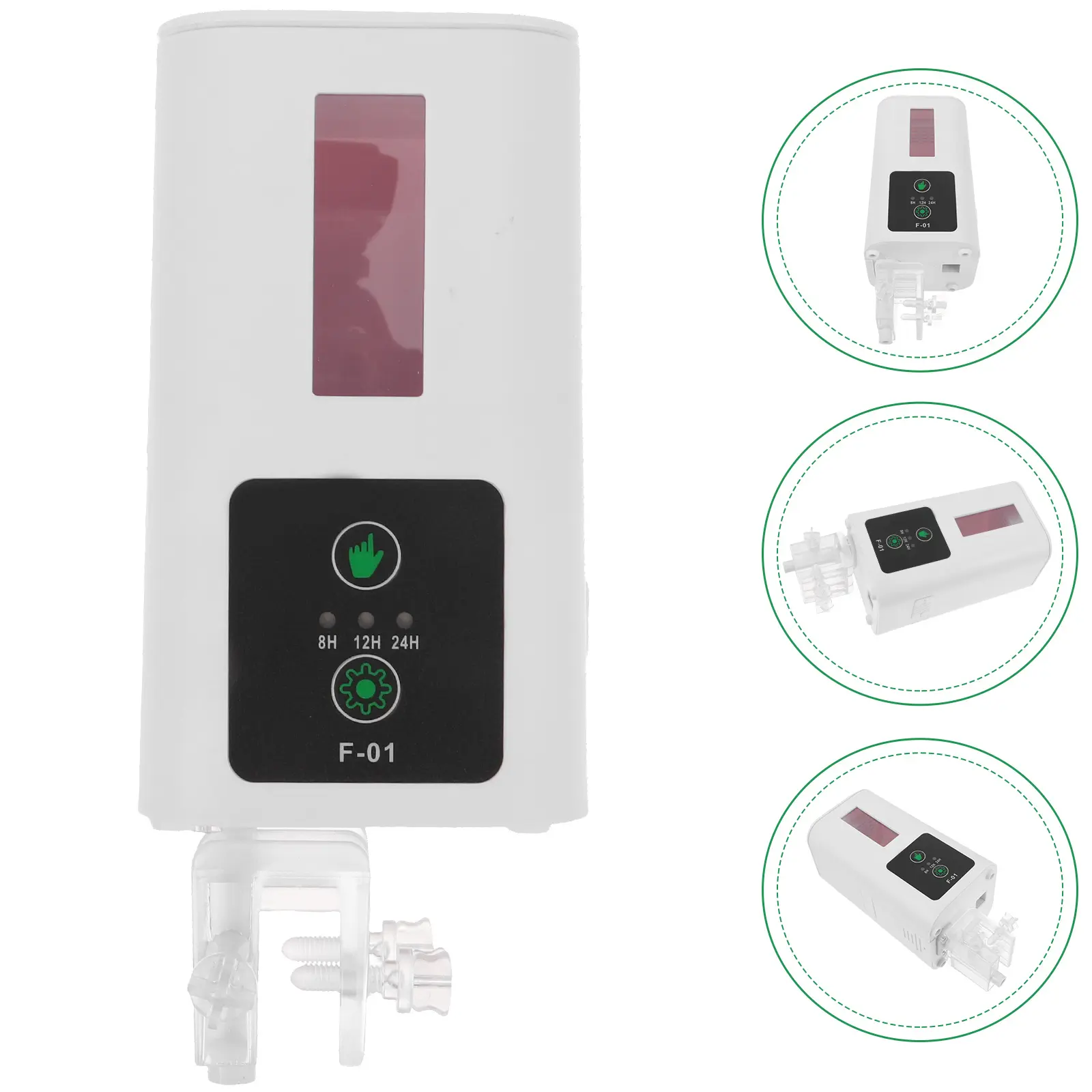 Automatic Fish Feeder Smart Timing Large Capacity Reusable Machine Aquarium Turtle Pet Fish Frog Moisture Proof Easy