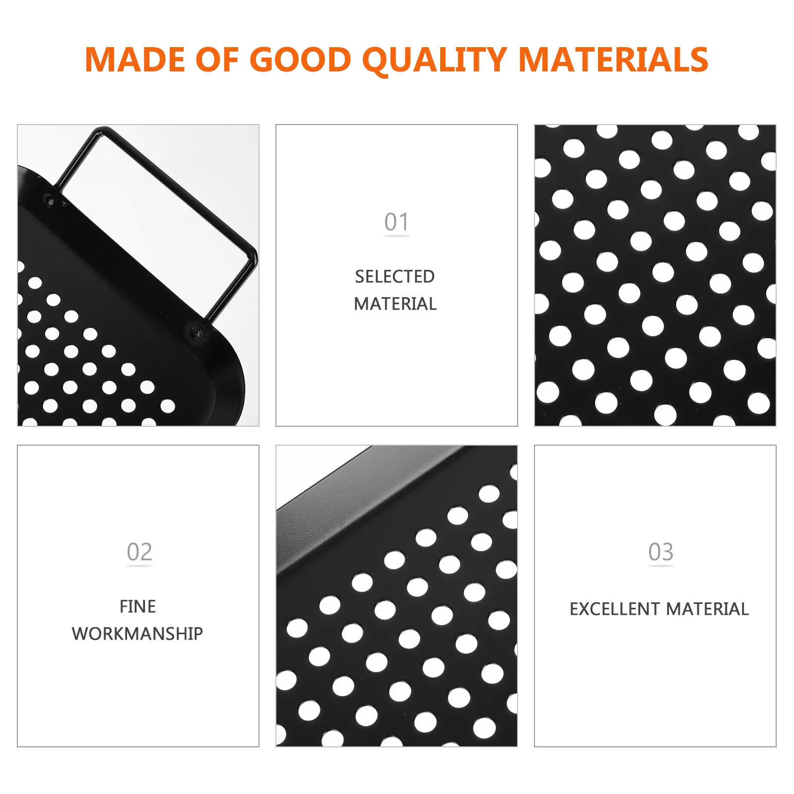 1pc Non-Stick Bbq Grill Pan Durable Stainless Steel Roasting Plate For Home Barbecue Outdoor Cooking Grilling Tool Large Family