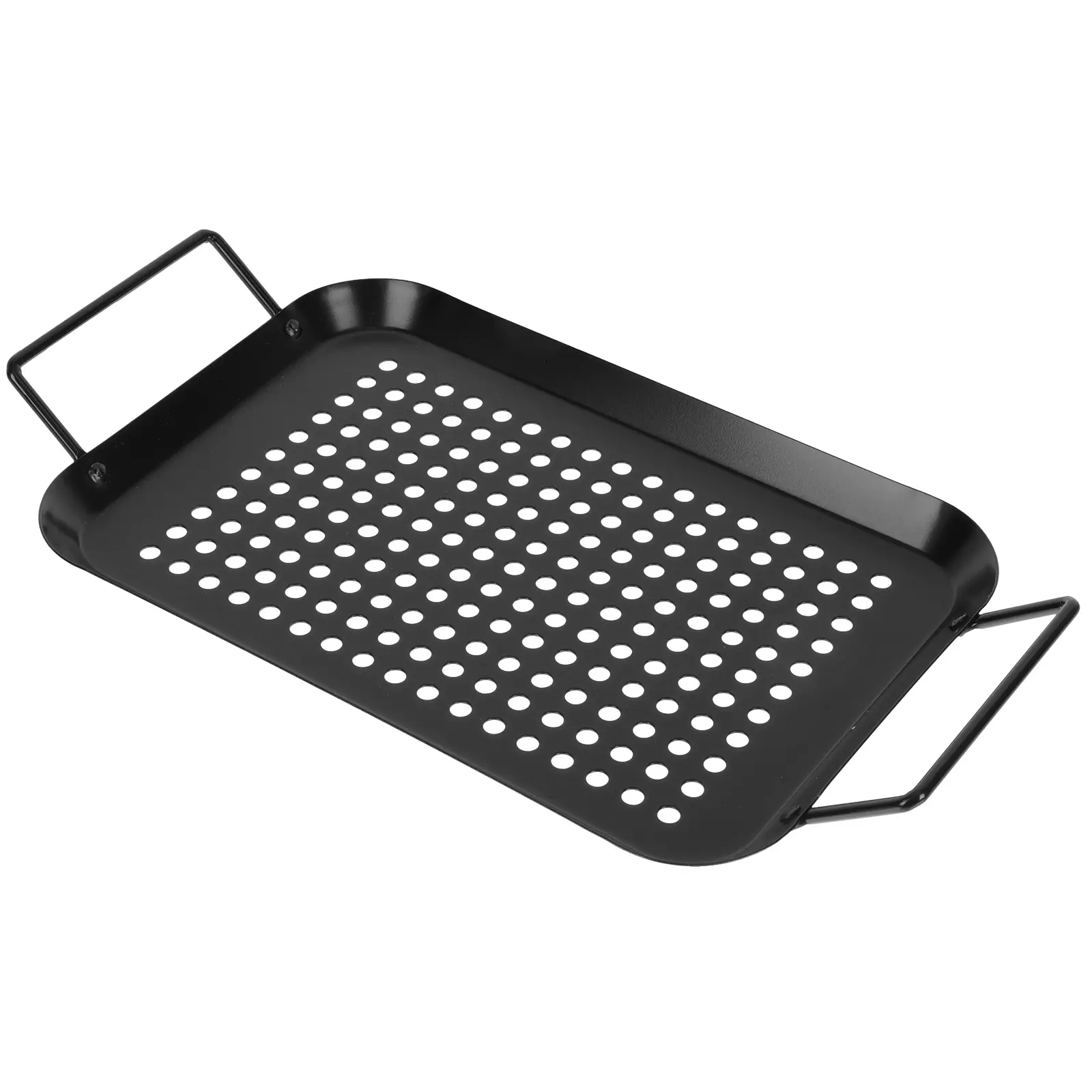 1pc Non-Stick Bbq Grill Pan Durable Stainless Steel Roasting Plate For Home Barbecue Outdoor Cooking Grilling Tool Large Family
