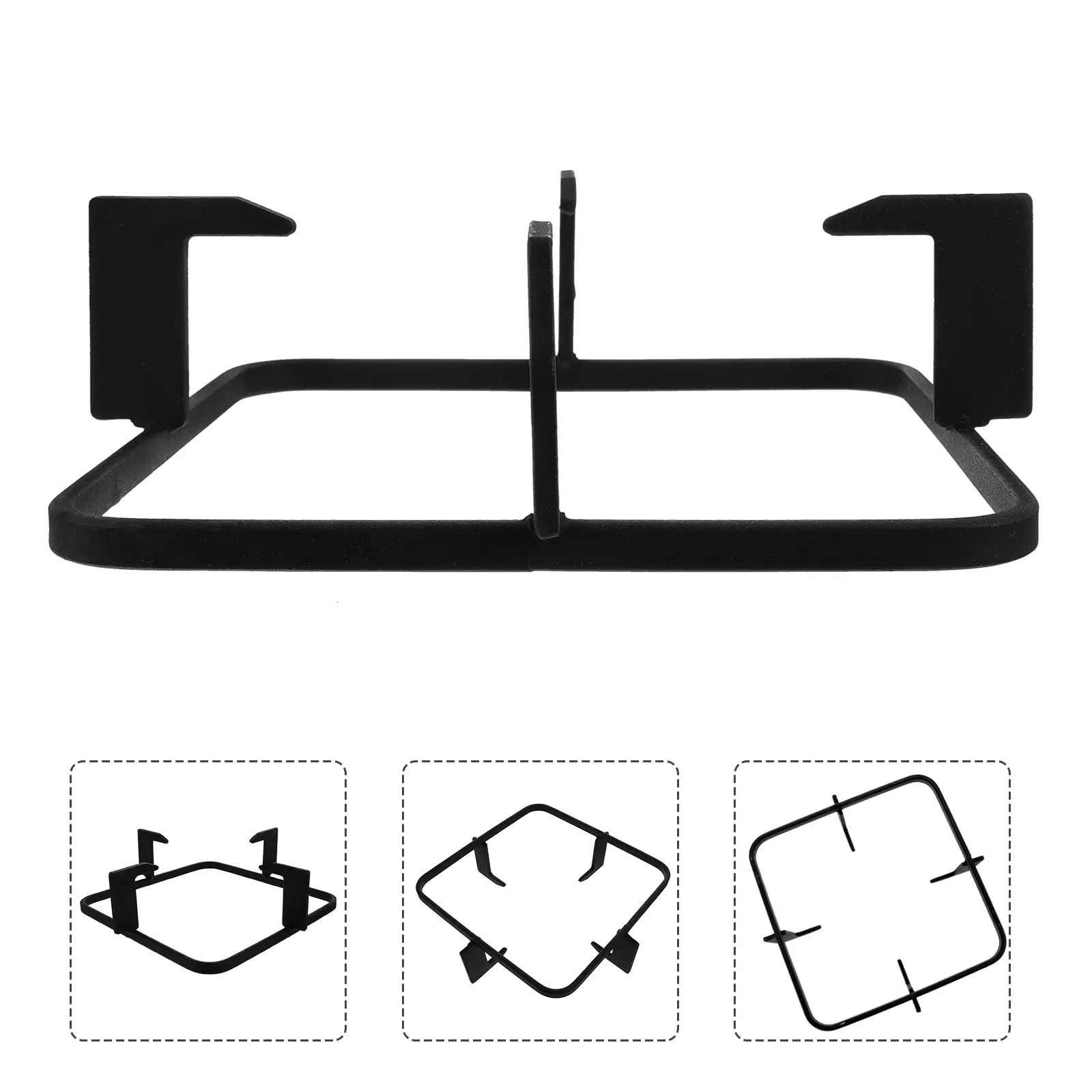 19.8cm Non slip Gas Stove Rack Cooktop Pan Support Bracket Stable High Temperature Resistant Metal Wok Holder Kitchen Bar