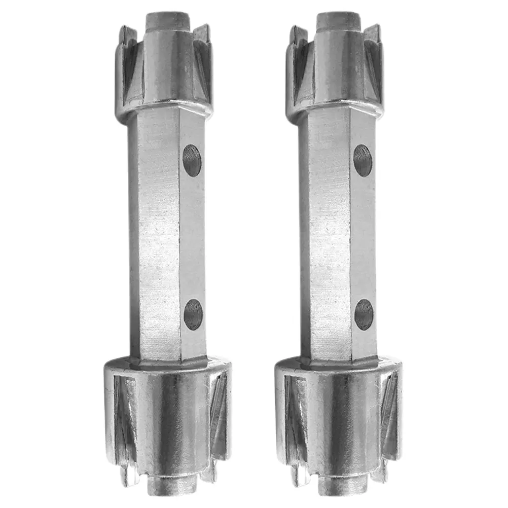 2pcs Drain Wrench Tub Plumbing Tools Bath Removal Aluminum Alloy Double Ended Ratchet Wrench Bathtub Sink Faucet Tight Spaces H