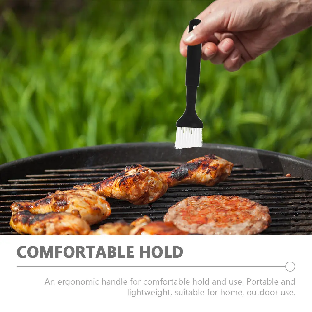 6 Pcs Set for Grilling Baking Basting Sauce Tools Practical Bbq Oil Brushes Plastic Brushes Kitchen Outdoor Use