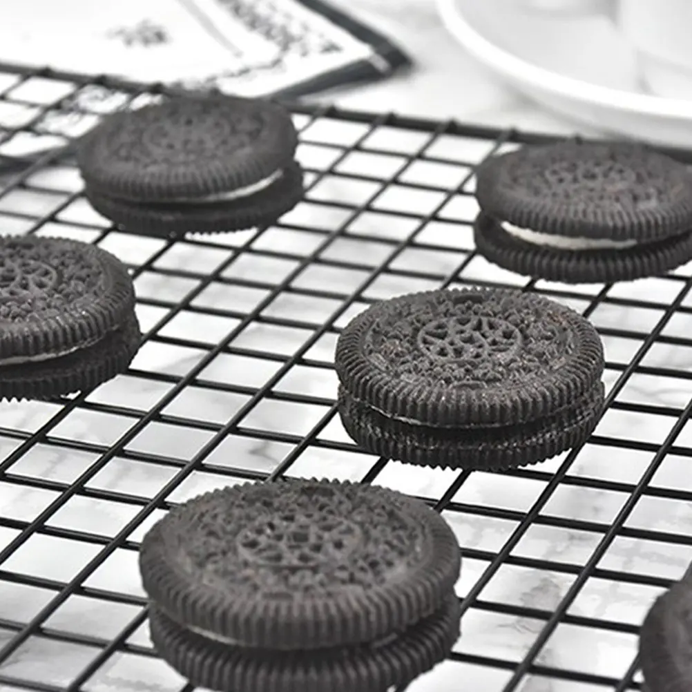 Cake Cooling Rack Wire Baking Accessories Oven Cooking Roaster Material Practical Use Maximize Cooling Prevent Falling