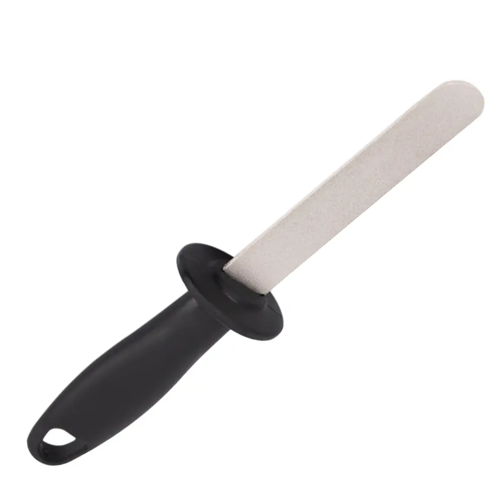 1pc Double Sided Corundum Sharpening Rod Kitchen Tool Portable Stick Strong Knife Sharpener Wear Resistant Efficient Honing