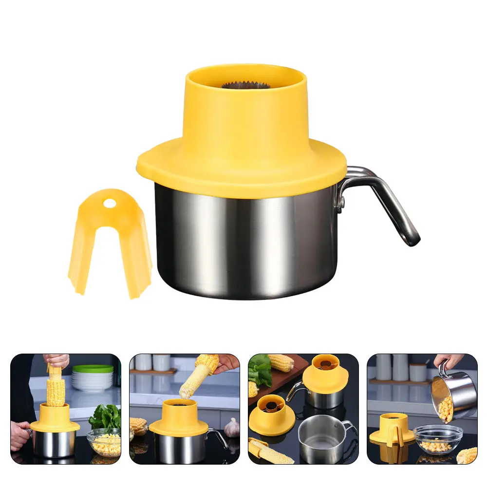 Stainless Steel Peeler Tool Multi-function Stripper Compact Lightweight Kitchen Home Restaurant Use Easy Grip No Hand