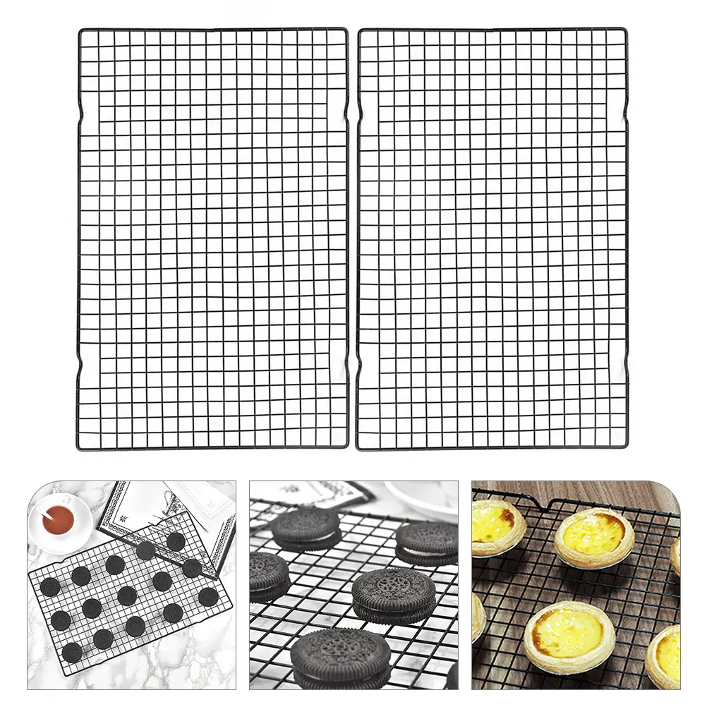 Cake Cooling Rack Wire Baking Accessories Oven Cooking Roaster Material Practical Use Maximize Cooling Prevent Falling