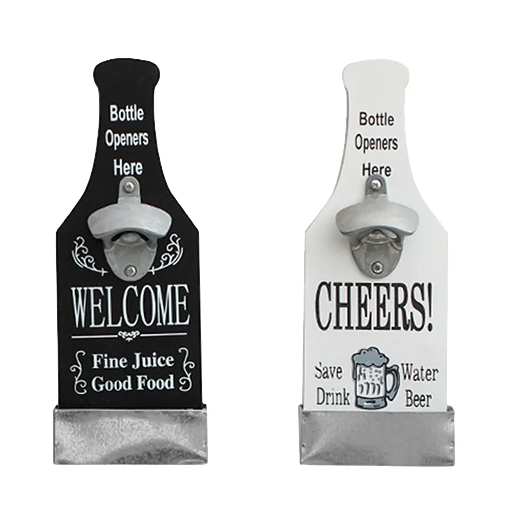 Wall Mounted Bottle Opener Beer Opener Pendant Cool Present for Men Decorative Retro Fashion Drinking Accessories