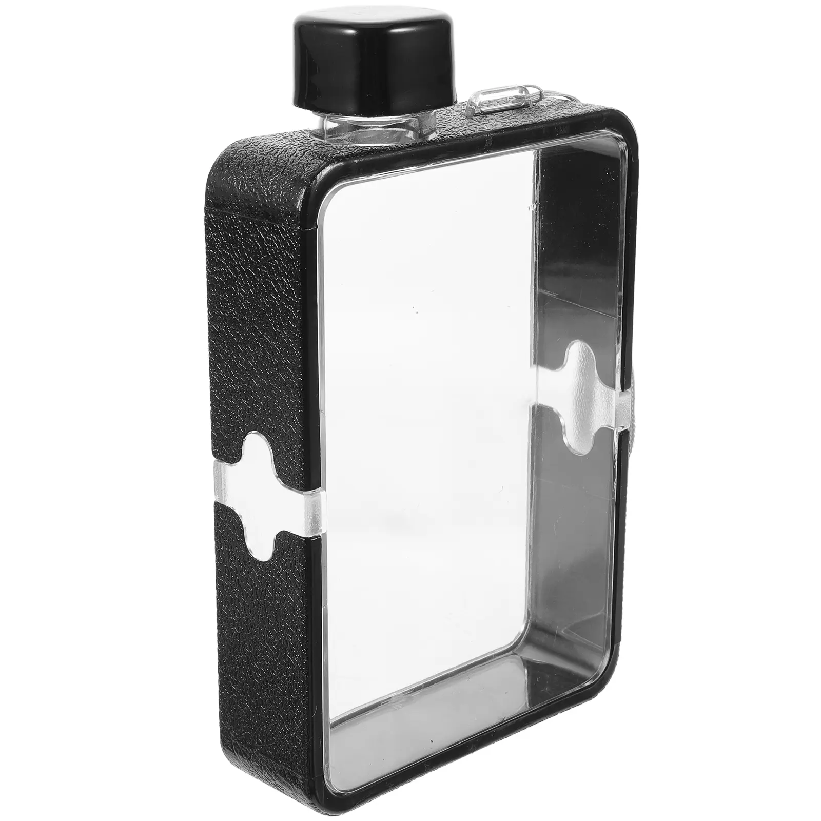 Frosted Flat Water Bottle Slim Transparent Leakproof Reusable Pp Flask For Travel Fitness A5 Portable Container Juice Tea Soup