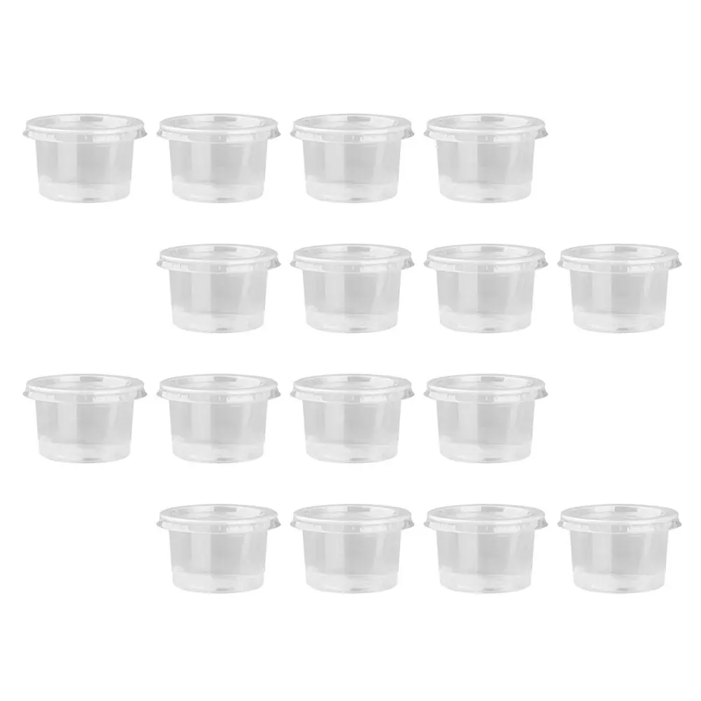 50pcs Plastic Bowl Dessert Cups Pudding Containers Mousse Ice Cream Cups Disposable Party Supplies Kitchen Barware for Desserts