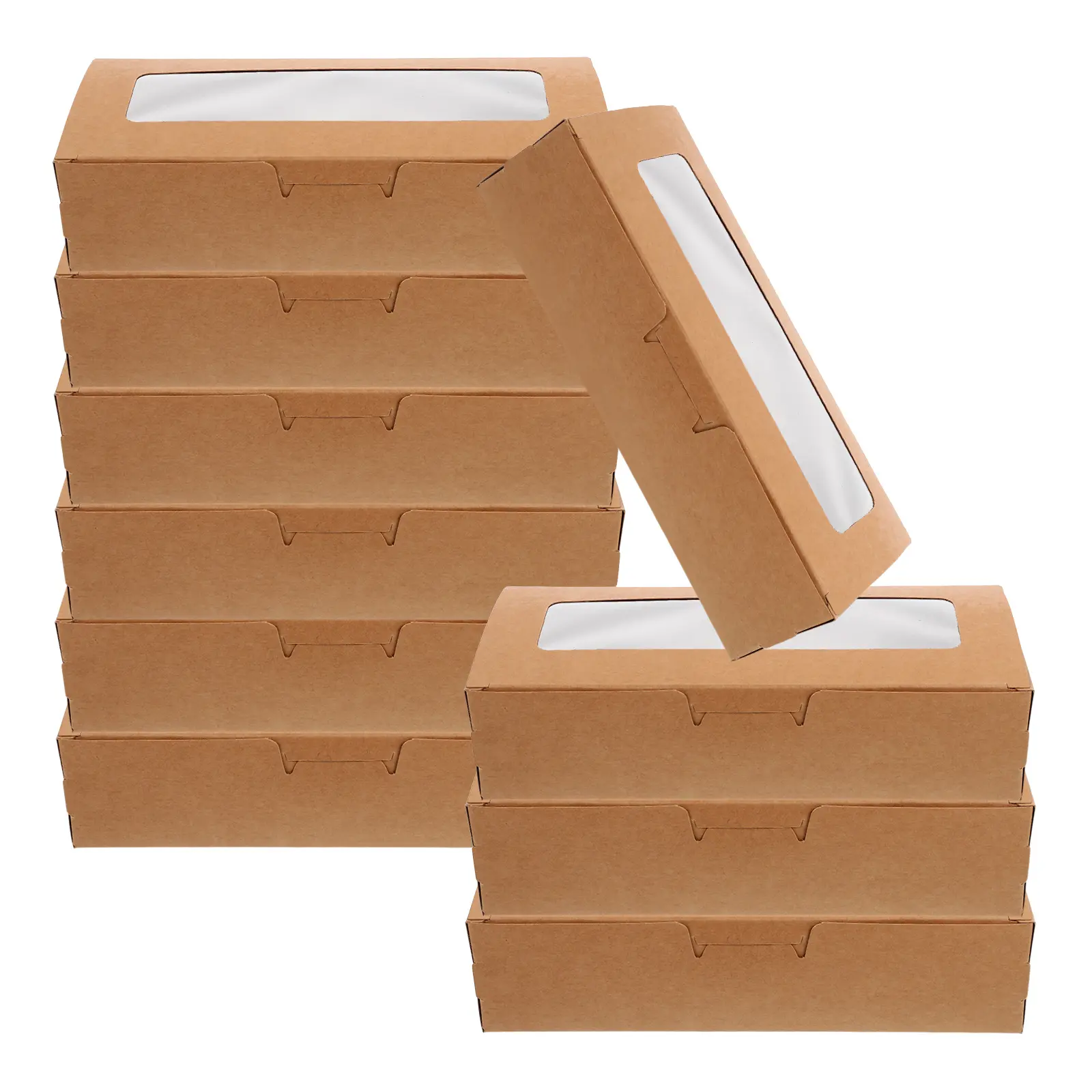 10 Pcs Macaron Boxes 7 2x1 9x1 9 Inches Pure Color Rectangle Packaging Bulk Boxes Small Gifts For Candies Chocolates Mints