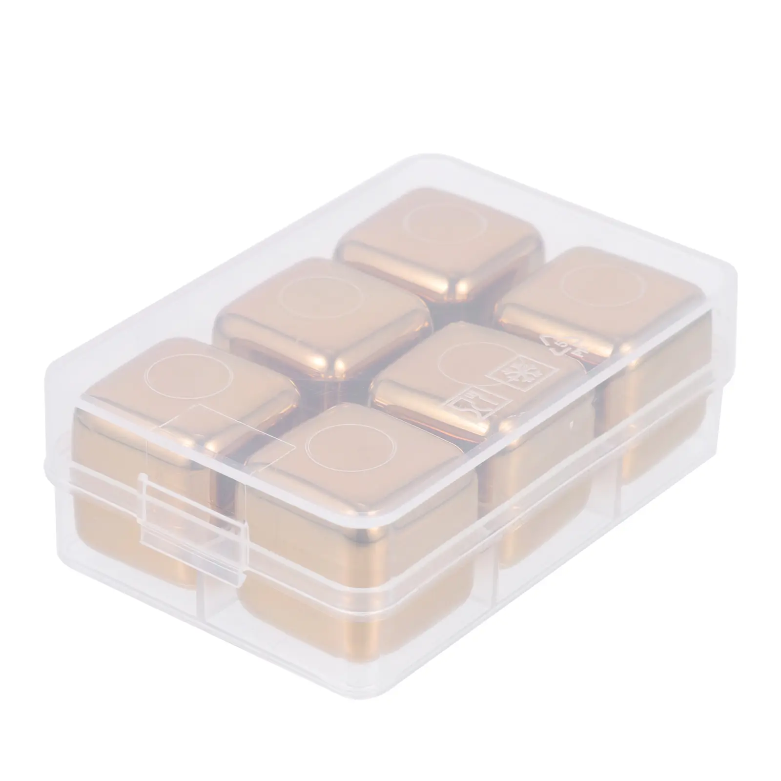 Reusable Stainless Steel Ice Cubes Food Grade Beverage Cooling Set Plastic Ice Pellets Bar Supplies Home Party Gifts