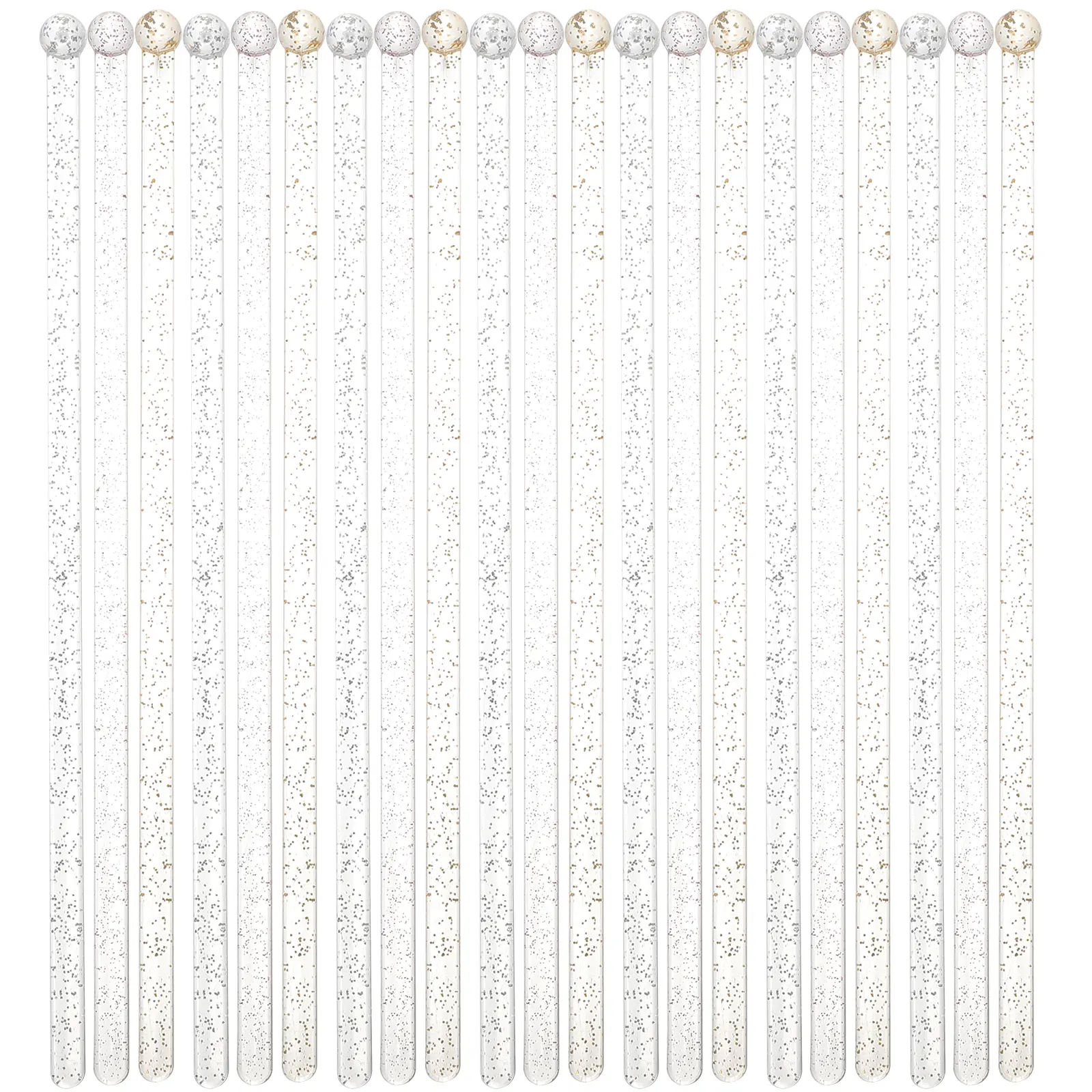 45pcs Cake Stick Stirrer Reusable Plastic Stirring Sticks Smooth Design for Coffee Cocktails Beverages Dessert Cup Party Drink