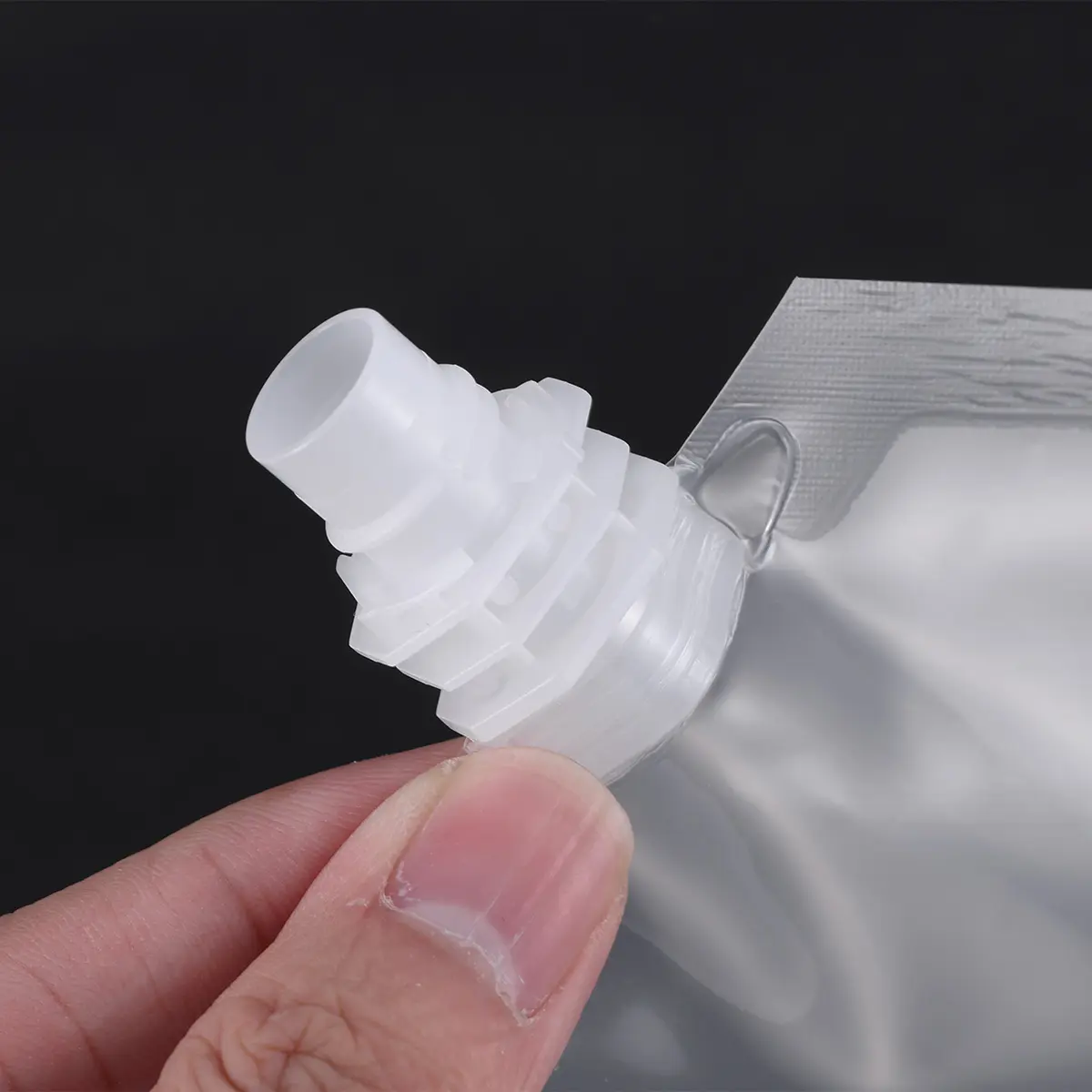 6pcs Transparent Food Drinks Flasks Liquor Pouch Reusable Beverages Drinking Flasks (Size S, , L for Each )