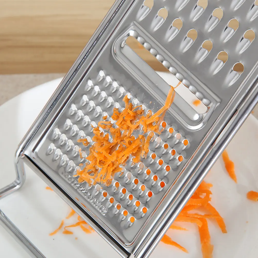 Stainless Steel Grater Vegetable Chopper Potato Slicer Silicone H Machine Kitchen Gadget Non Slip Easy Grip Protect