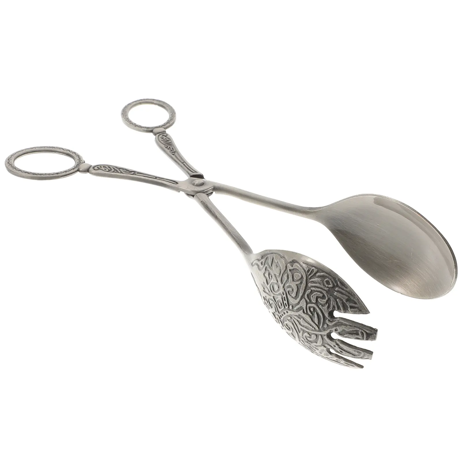 Zinc Alloy Cake Tongs Bread Scissors Kitchen Serving Tools Food Clips for Home Party Buffet BBQ Restaurant Toast Fruit