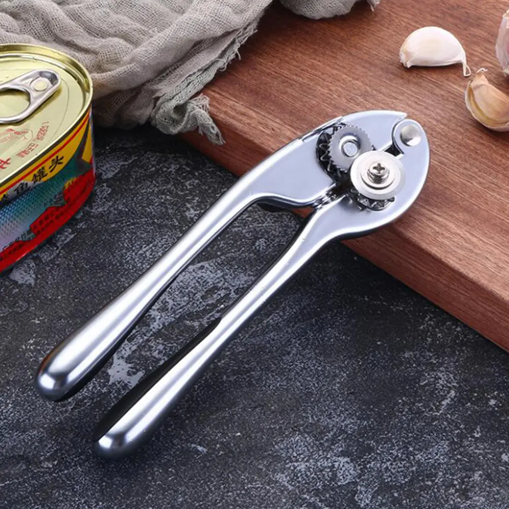 Multifunctional Can Opener Lightweight Kitchen Openers Small Multipurpose Remover Stainless Steel Metal Easy to Use