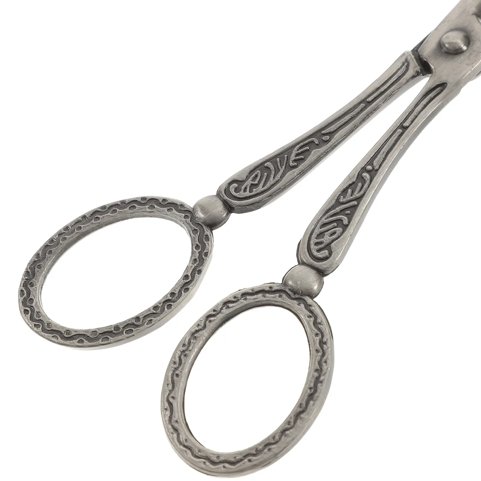 Zinc Alloy Cake Tongs Bread Scissors Kitchen Serving Tools Food Clips for Home Party Buffet BBQ Restaurant Toast Fruit