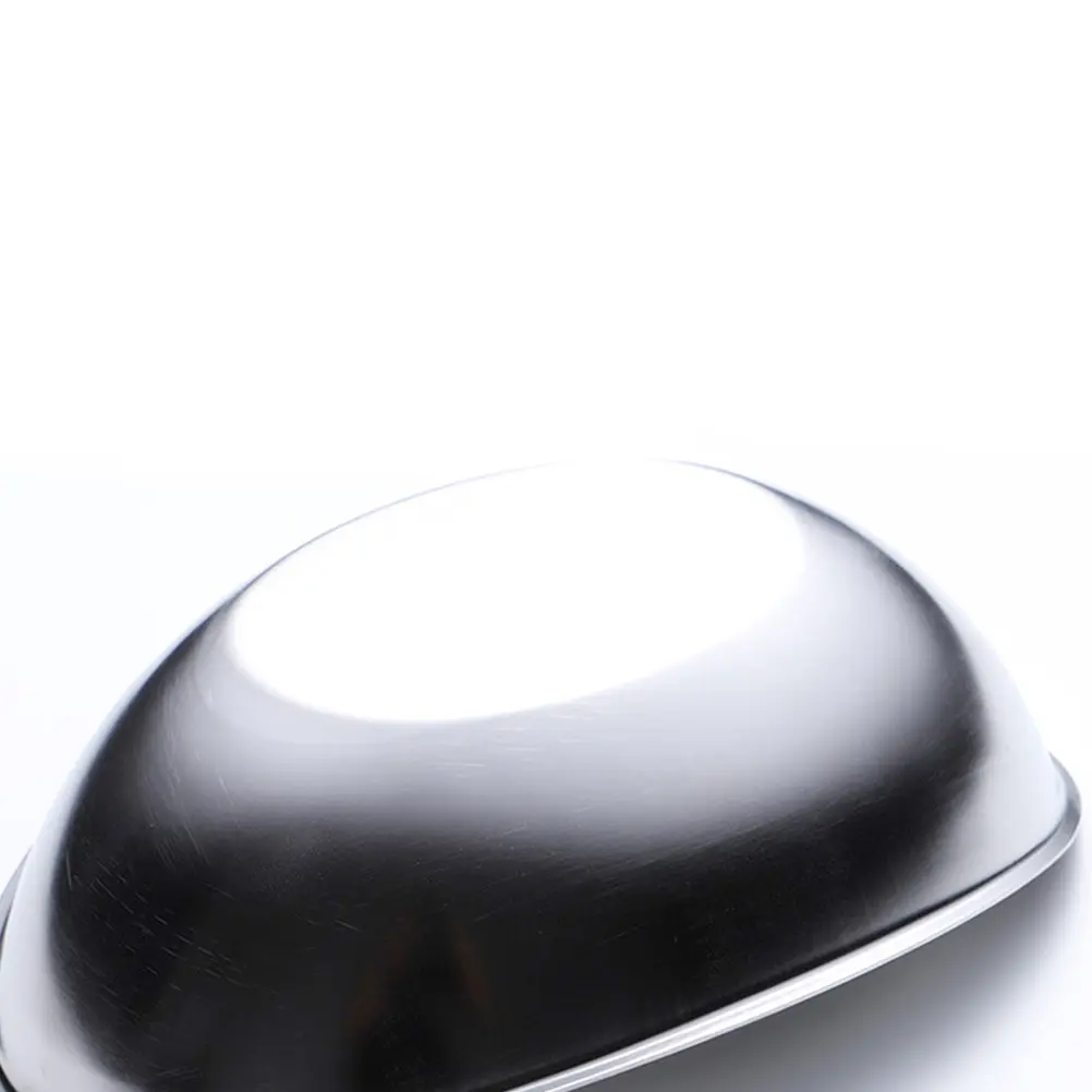 Korean Yuanbao Plate Salad Bowl Containers for Food Serving Bowls Key The Home Stainless Steel Mixing