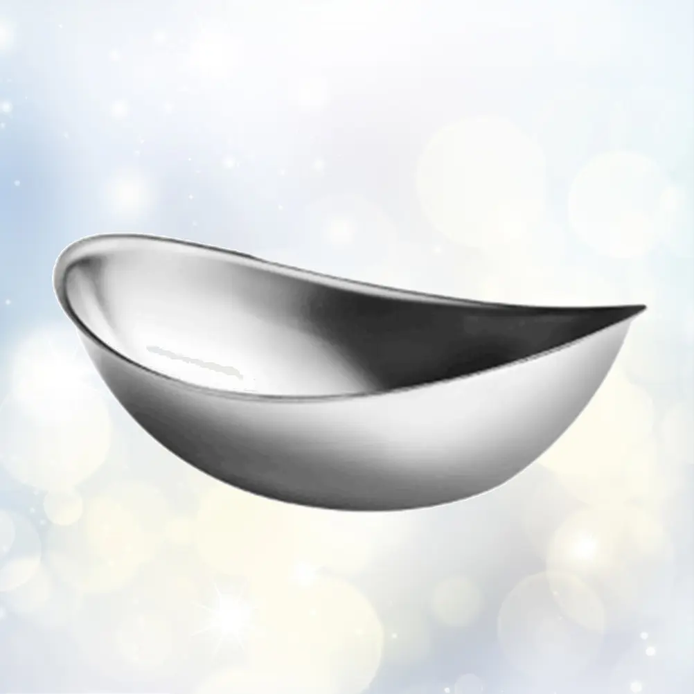Korean Yuanbao Plate Salad Bowl Containers for Food Serving Bowls Key The Home Stainless Steel Mixing