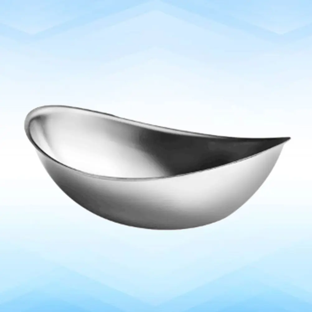 Korean Yuanbao Plate Salad Bowl Containers for Food Serving Bowls Key The Home Stainless Steel Mixing