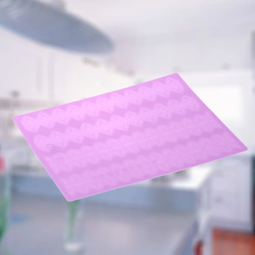 Silicone Lace Mat Cake Decorating Tool Reusable Fondant Pad Purple Baking Mould Non Stick Flexible Cake Bread Chocolate