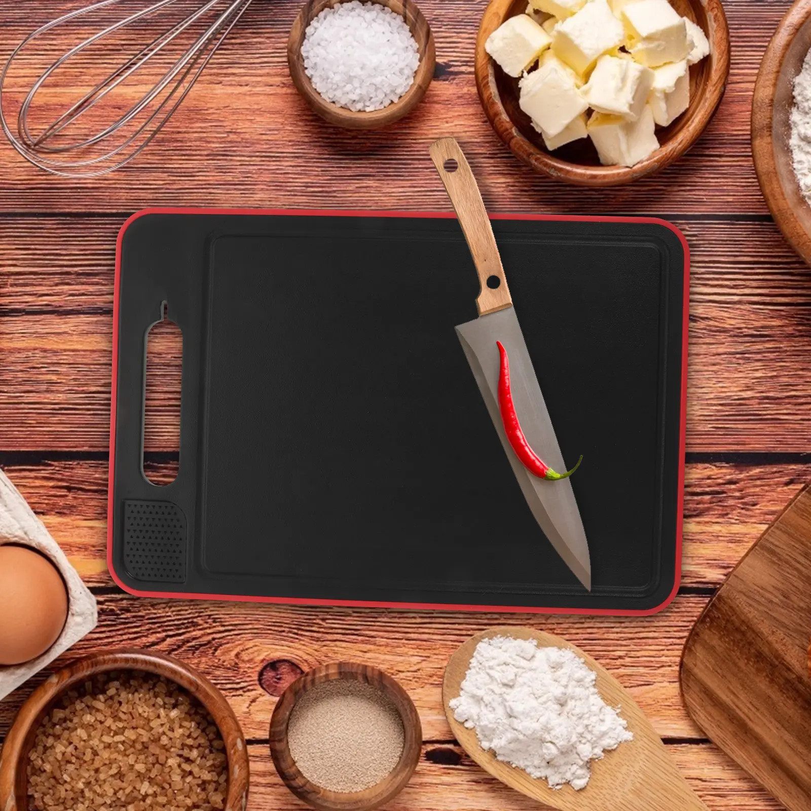 Cutting Board Double Sided Home Use Thawing Flexible Defrosting Pp ( ) Tray