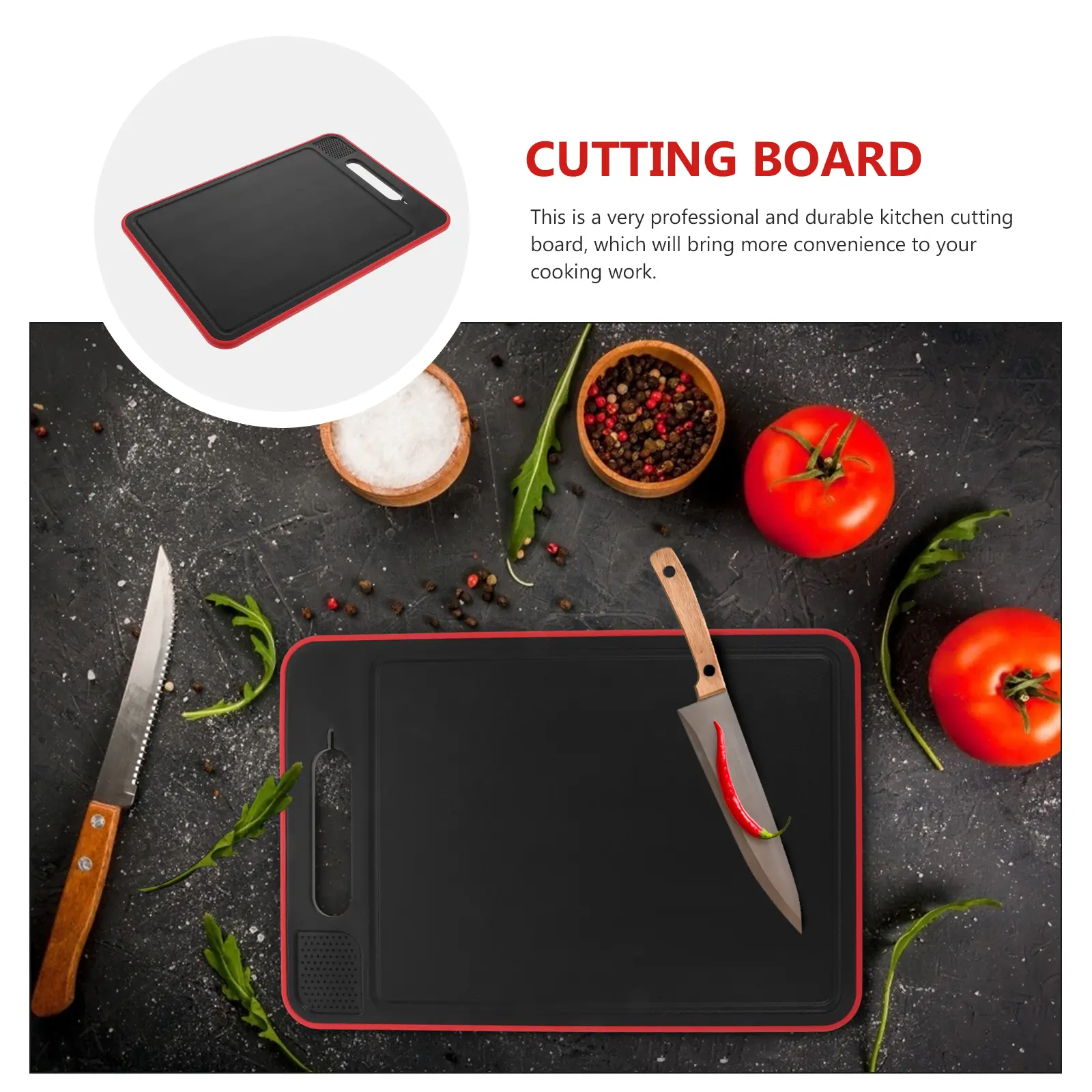 Cutting Board Double Sided Home Use Thawing Flexible Defrosting Pp ( ) Tray