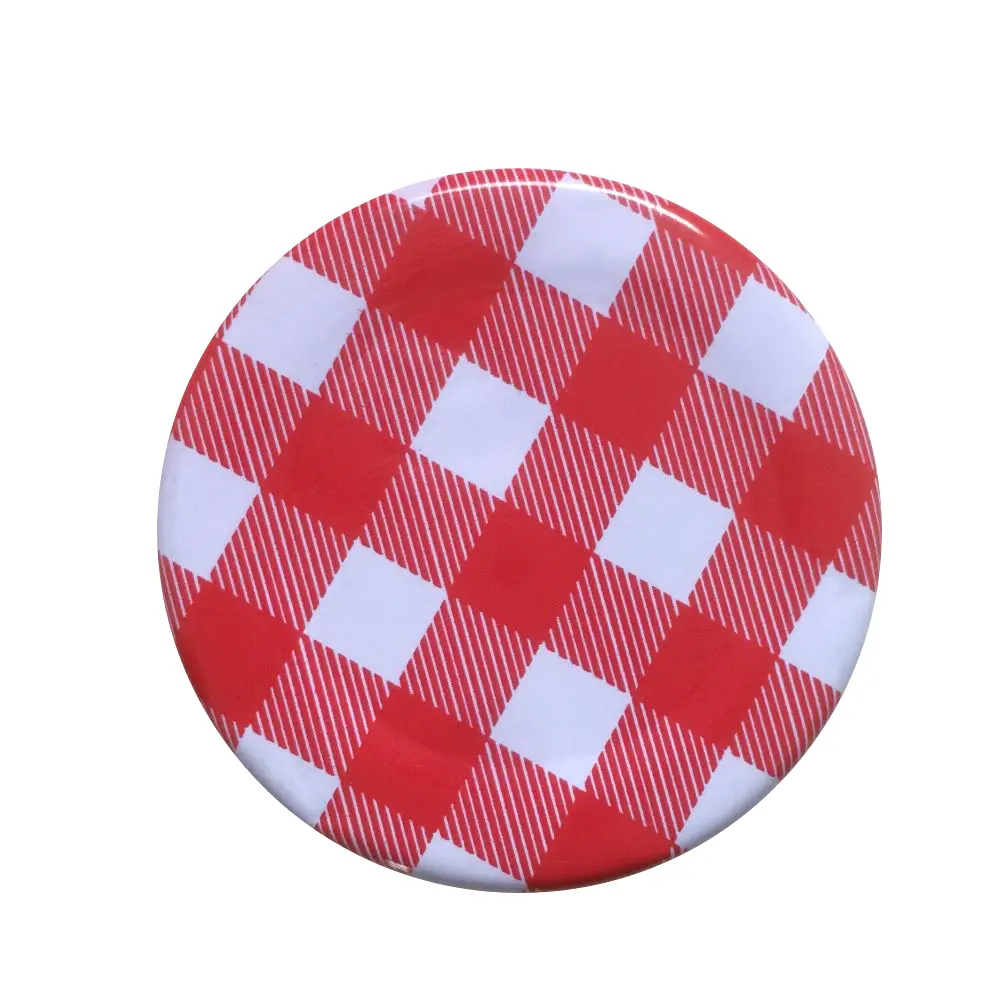 20 Pcs Sealing Lids Solid Leakproof Wide Jar Covers Glass Bottle Caps Metal Selaing Pearlescent Storage Containers