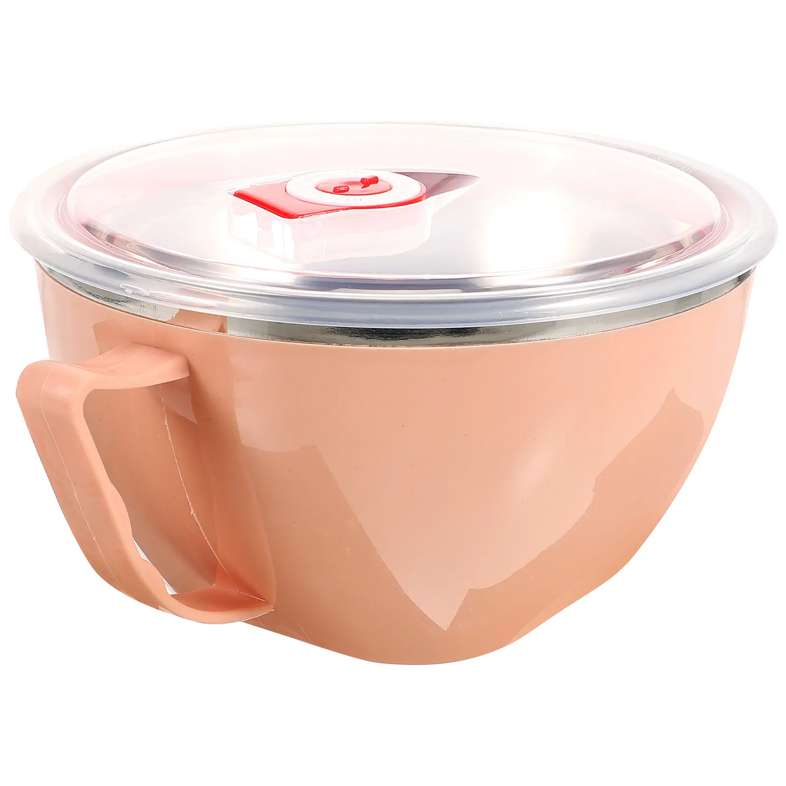 304 Stainless Steel Soup Bowl Lunch Container Lid Heat Resistant Corrosion Proof PP Plastic Insulated Food Storage BPA Free Easy