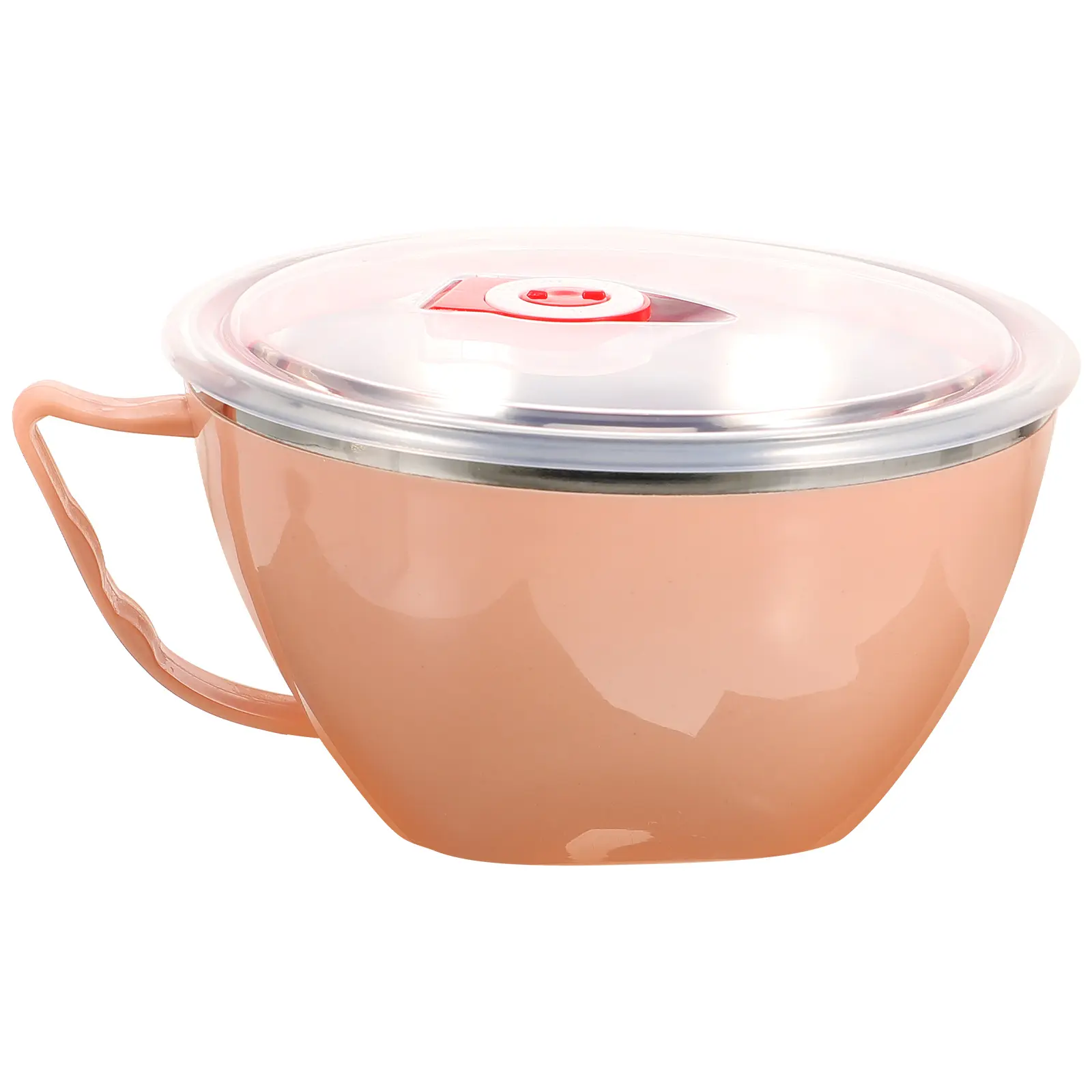 304 Stainless Steel Soup Bowl Lunch Container Lid Heat Resistant Corrosion Proof PP Plastic Insulated Food Storage BPA Free Easy
