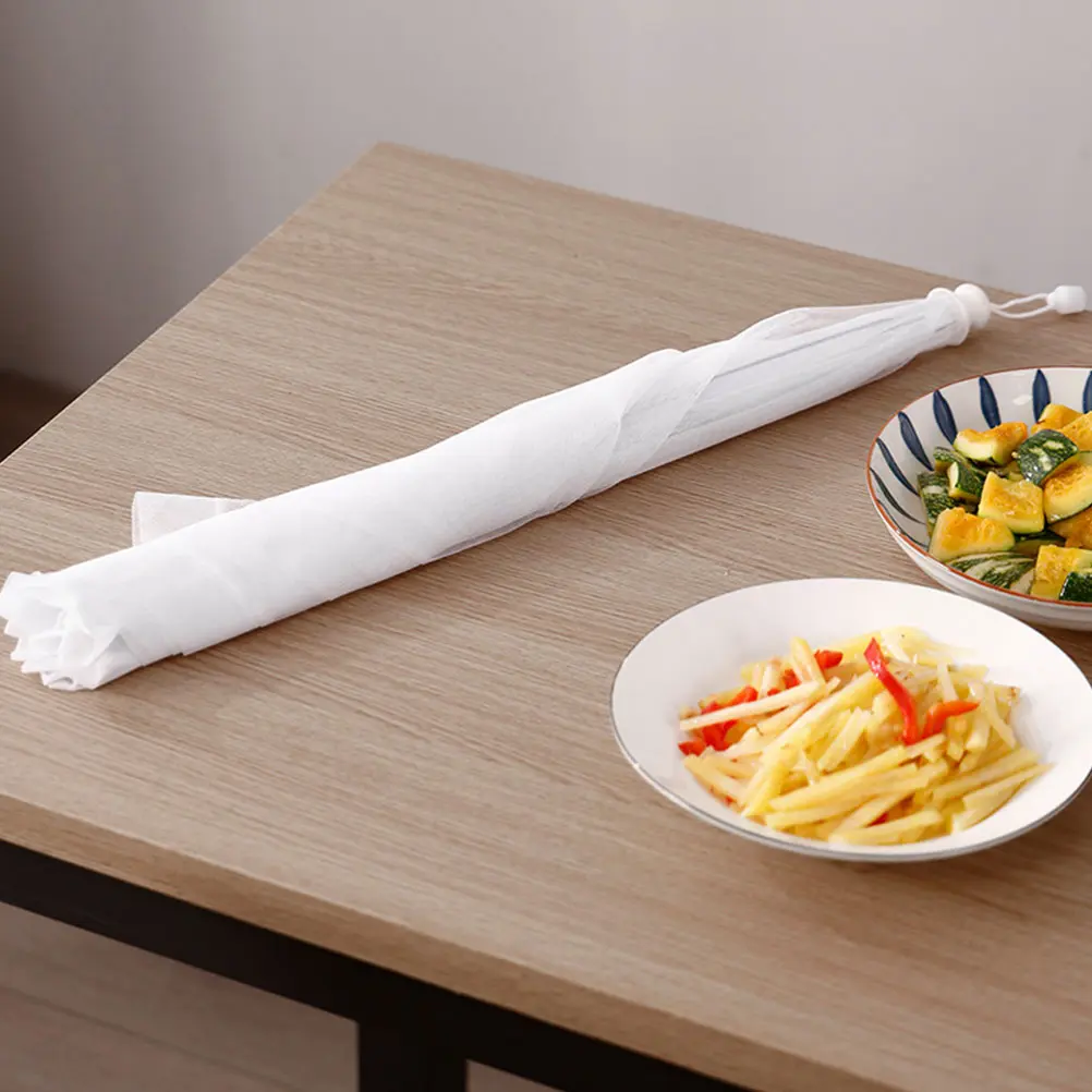 2pcs Food Cover Mesh Household Protector Tent for Kitchen Restaurant Proofing Umbrella Handle