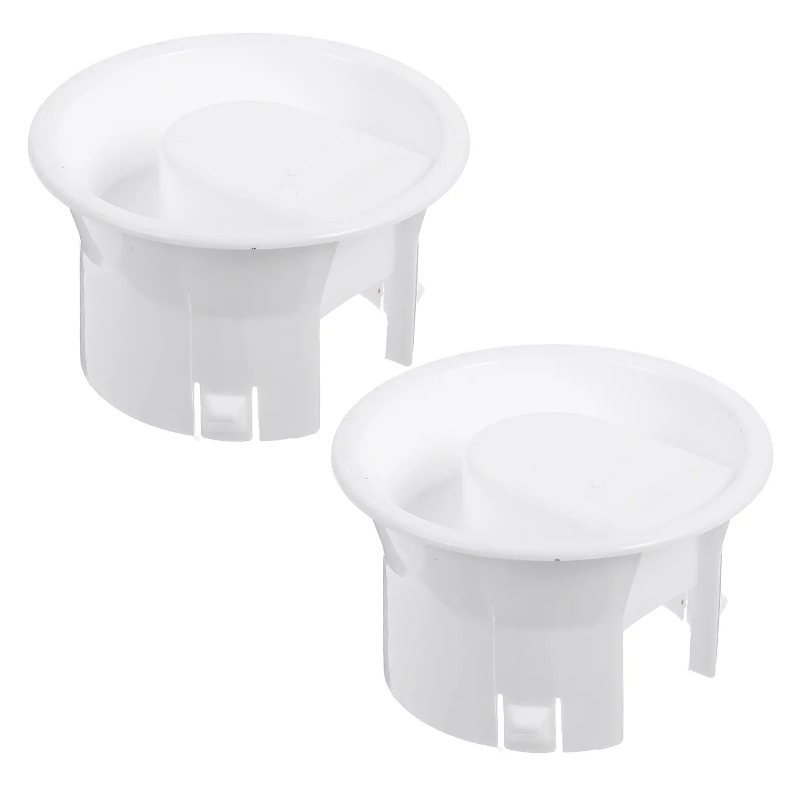 2pcs Water Bottle Lid Pitcher Replaceable Dust-proof Wear-resistant Caps Plastic Moon White Octagonal Cold Water Jug Kitchen