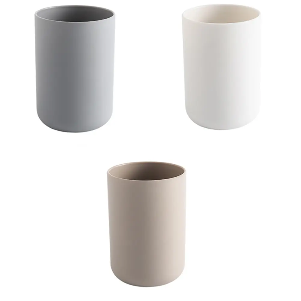 5 Pcs Electric Toothbrush Holder Solid Color Mouthwash Cup Brushing Cups Couples White Bathroom Accessories Tumbler Lovers