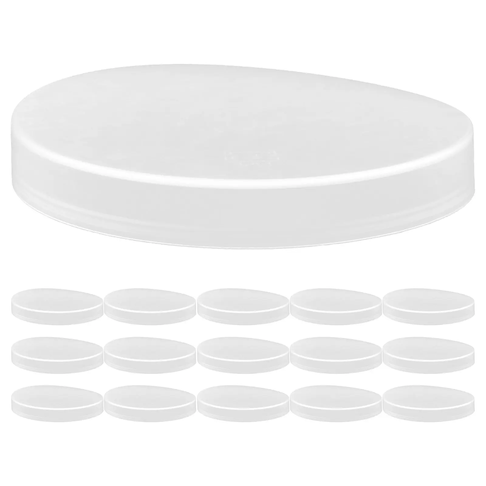 50Pcs Smooth Bottle Caps Leak-Proof Replacement Caps for Daily Convenience