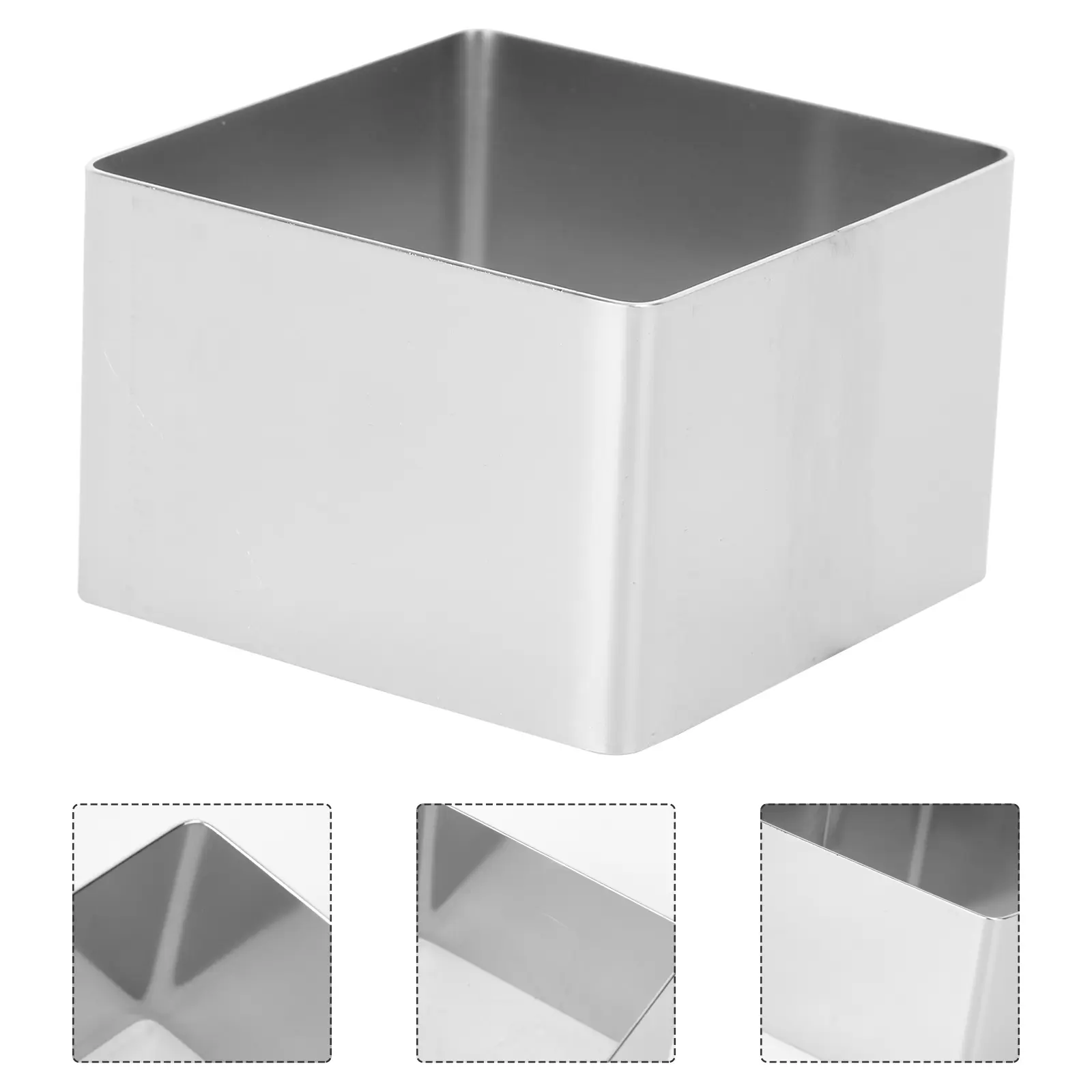 Stainless Steel Mold Ring Mousse Mould Mousse Oval Cutters Baking Pastry Reusable NonStick Storage DIY Cooking