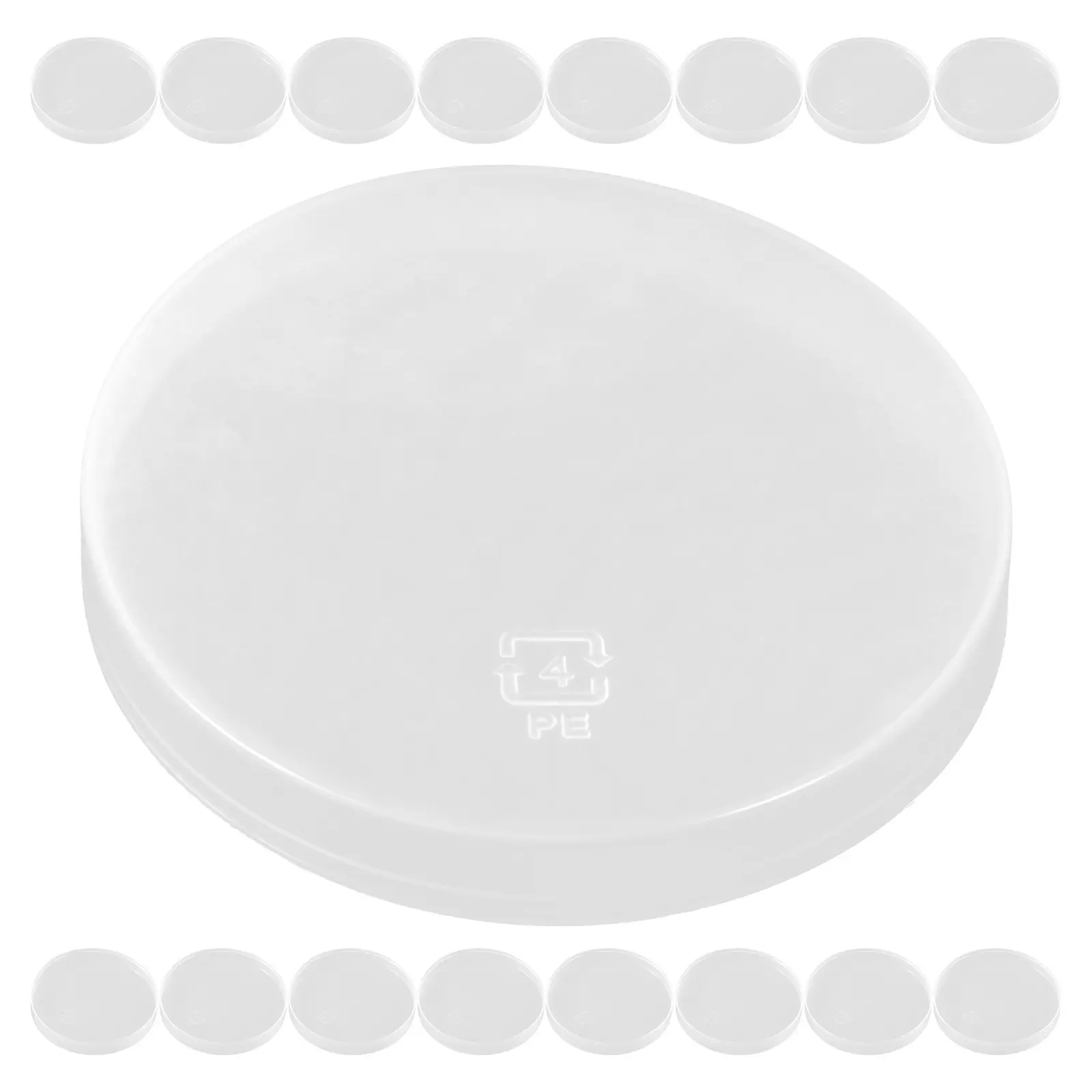 50Pcs Smooth Bottle Caps Leak-Proof Replacement Caps for Daily Convenience