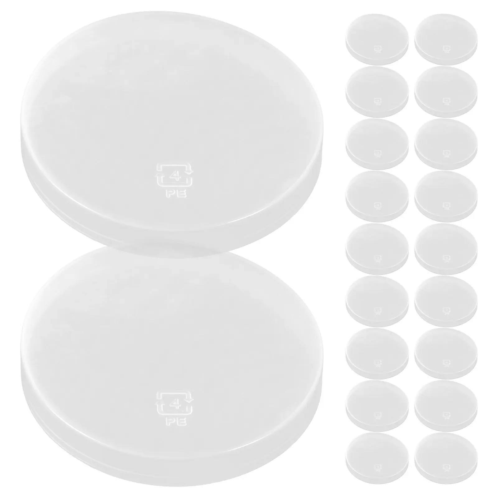 50Pcs Smooth Bottle Caps Leak-Proof Replacement Caps for Daily Convenience