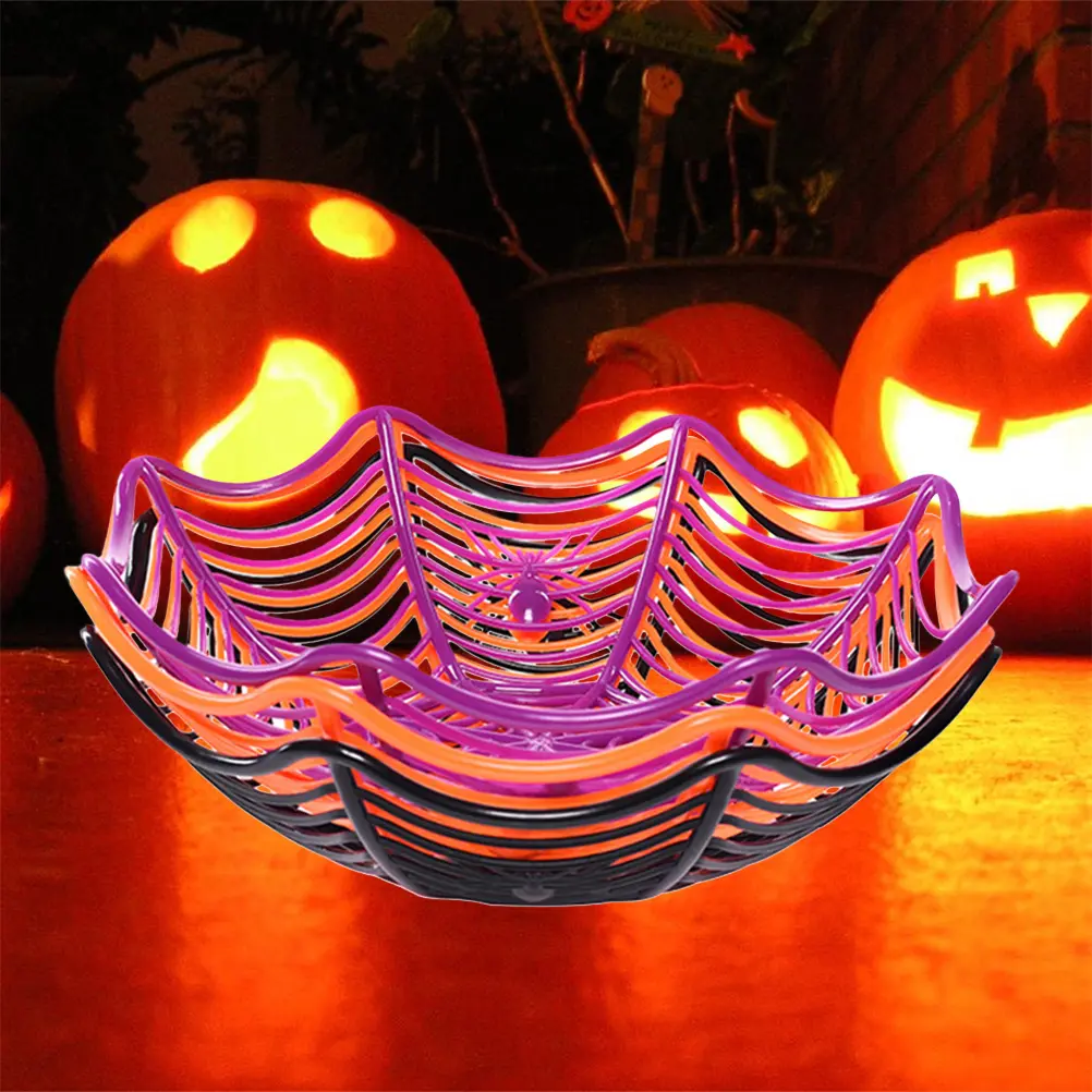 3 Pcs Halloween Halloween Fruits Candy Decor Fruits Basket Candy Basket Party Home Office