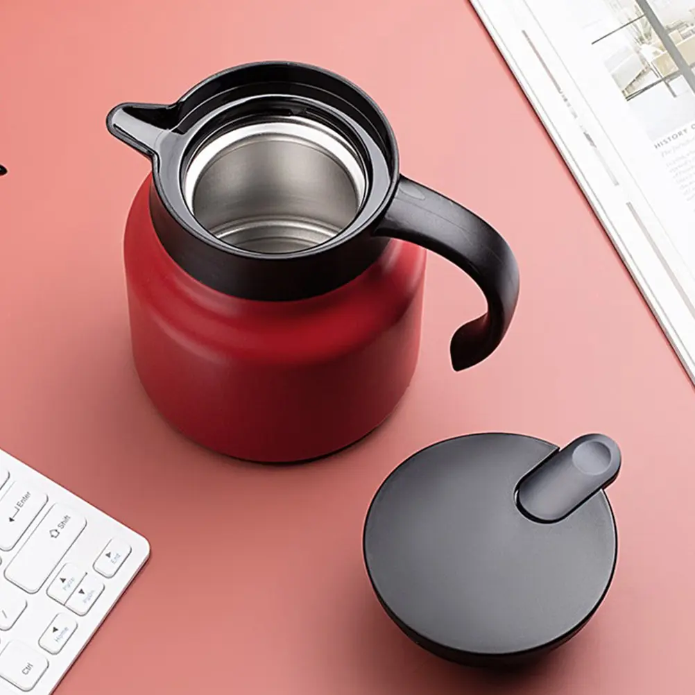 Stainless Steel Pot Double Walled Vacuum Insulation Kettle Hot Water Kitchen Supply Tea Coffee