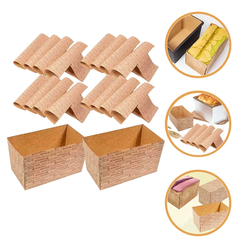 Toast Papers High Temperature Non stick Baking Liners for Bread Cakes Large Capacity Mold Release Border Kitchen Bar Tools