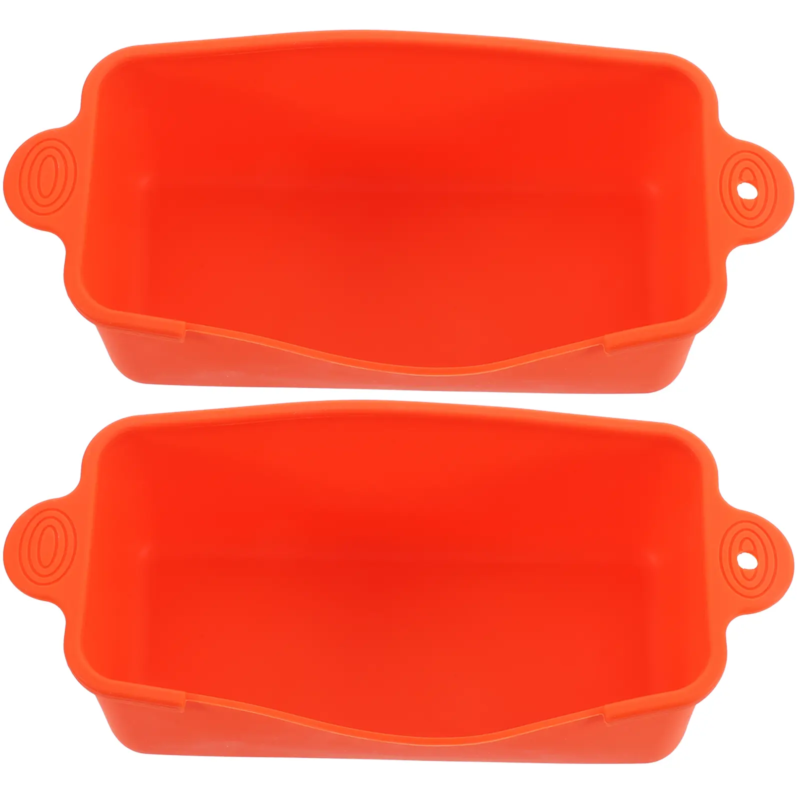 2pcs Silicone Grease Cup Liner Reusable Roaster Pan Catcher Camping Outdoor BBQ Grill Oil Drip Kitchen Bar Accessories