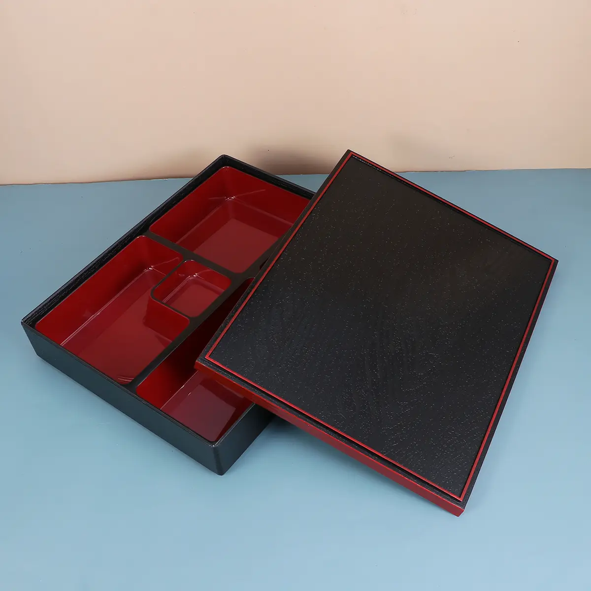 Lunch Box 5 Grids Odorless Easy Clean Reusable Containers for School Office Travel Sushi Bento Plastic Meal Prep Food