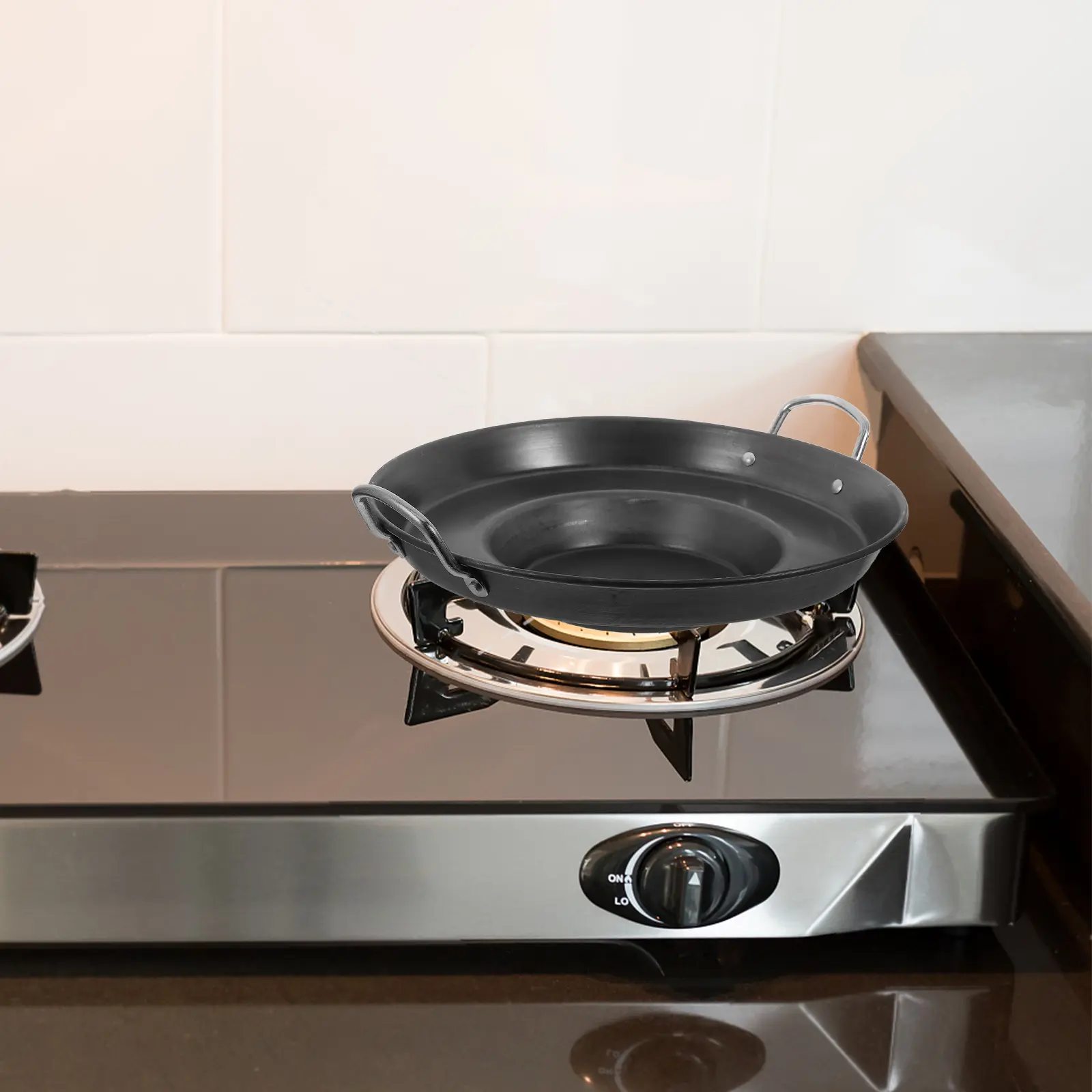 Non-Stick Frying Strong Heat Resistant Egg Pan Small Fry Skillet Comfort Handle Stainless Steel Omelet Pan for Discada