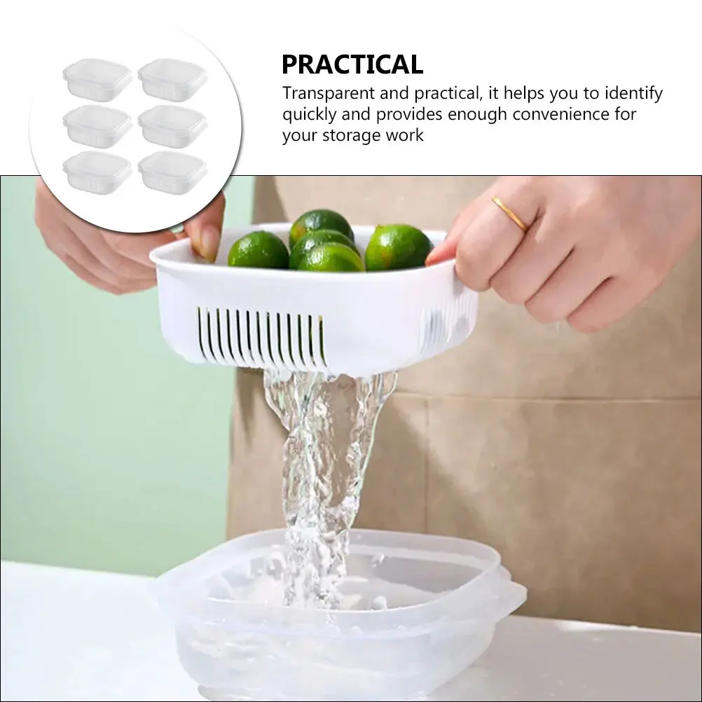 3 Pcs Storage Container Airtight PP Material Space Saving Kitchen Box Reusable Cooked Holder Rice Container For Freezer Grain