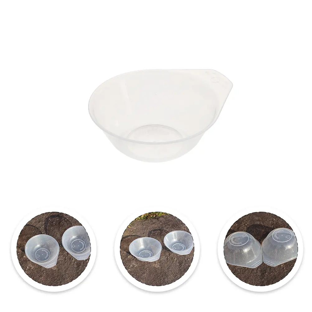 Portable Plastic Bowls Set For Outdoor Activities, Lightweight Mini Tableware For Camping, Soup, Salad, Fruits, 4 Pcs Collection