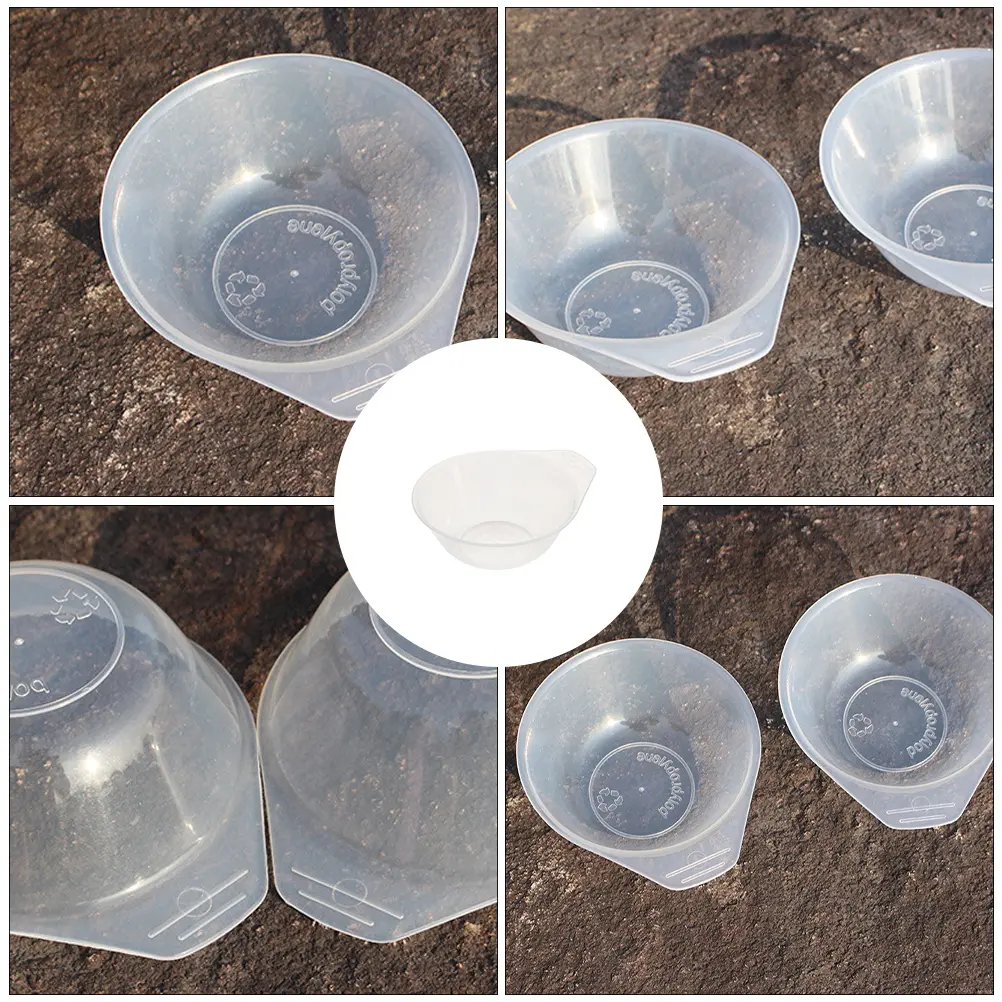 Portable Plastic Bowls Set For Outdoor Activities, Lightweight Mini Tableware For Camping, Soup, Salad, Fruits, 4 Pcs Collection