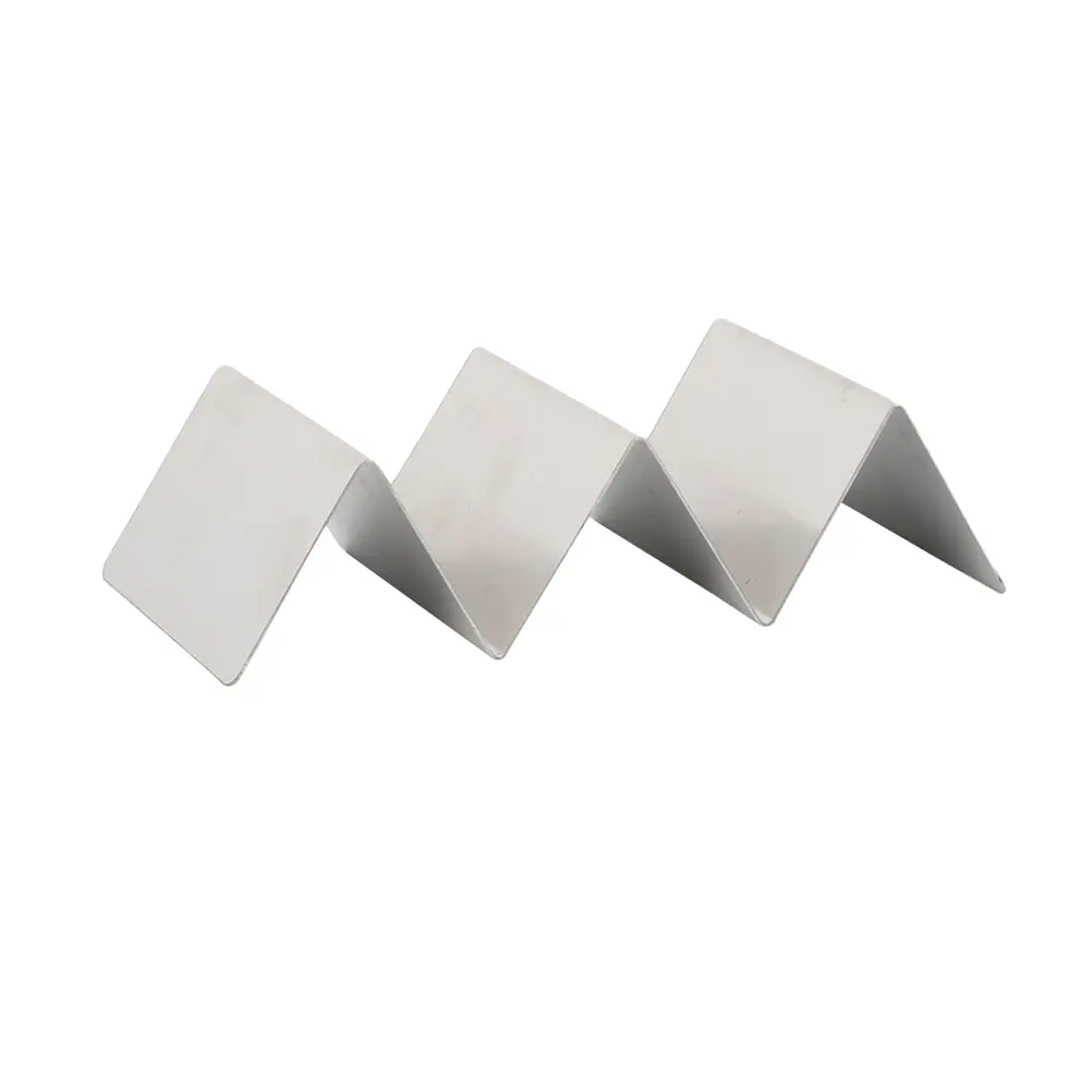 Stainless Steel Pancake Clip Taco Holder Rack St Wave Shaped Shell Shelf Bar Accessory Safe Filling Serving Dishwasher Grill